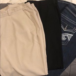 3 - super nice ladies size 18 pants/slacks/jeans